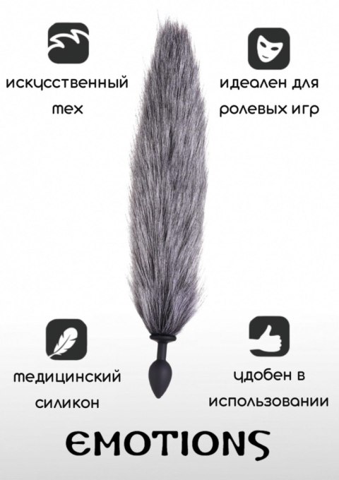 Korek analny lisi ogon - Plug-Butt Plug with Tail Emotions Shaggy Korek analny lisi ogon - Plug-Butt Plug with Tail Emotions Shaggy