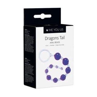 Koraliki analne - Me You Us Dragonz Tail Anal Beads Violet