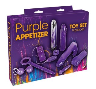 Fioletowy zestaw zabawek - Purple Appetizer 9-piece set