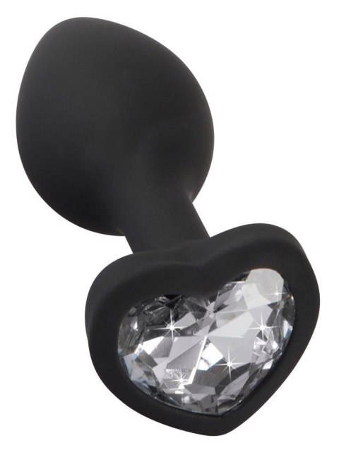 Korek analny z kryształkiem - Silicone Butt Plug Korek analny z kryształkiem - Silicone Butt Plug