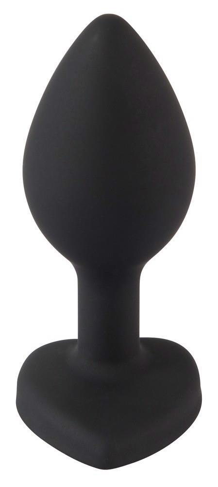 Korek analny z kryształkiem - Silicone Butt Plug Korek analny z kryształkiem - Silicone Butt Plug
