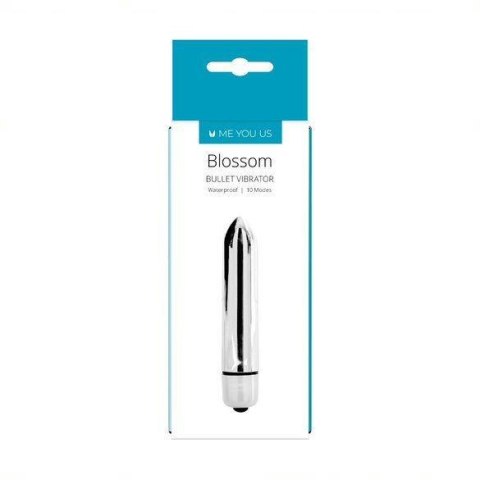 Wibrator - Me You Us Blossom 10 Mode Bullet Vibrator Silver Wibrator - Me You Us Blossom 10 Mode Bullet Vibrator Silver