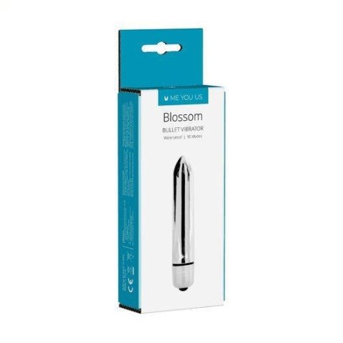 Wibrator - Me You Us Blossom 10 Mode Bullet Vibrator Silver Wibrator - Me You Us Blossom 10 Mode Bullet Vibrator Silver