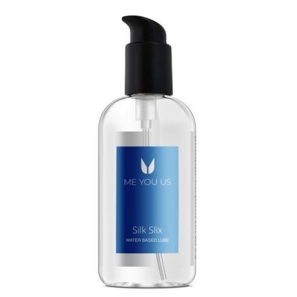 Me You Us - Żel na bazie wody - Silk Slix Water Based Lubricant Pump Bottle White 250ml