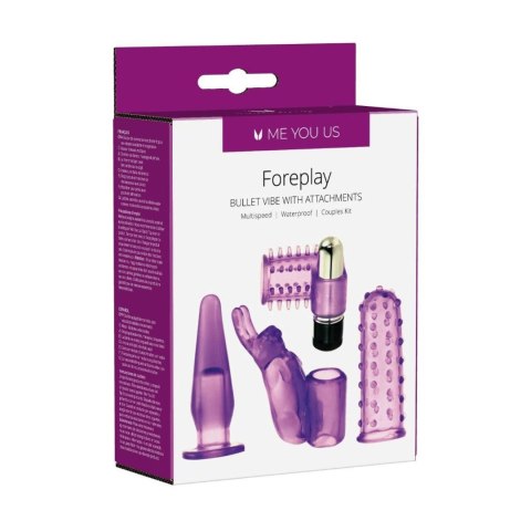 Zestaw - Me You Us 4 Play Couples Kit Purple Zestaw - Me You Us 4 Play Couples Kit Purple
