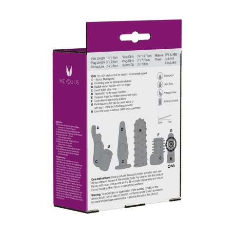 Zestaw - Me You Us 4 Play Couples Kit Purple Zestaw - Me You Us 4 Play Couples Kit Purple