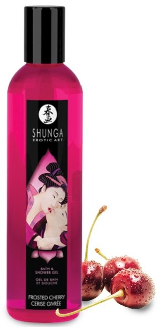 Shunga - Płyn do kąpieli i pod prysznic - Bath and Shower Gel Frosted Cherry
