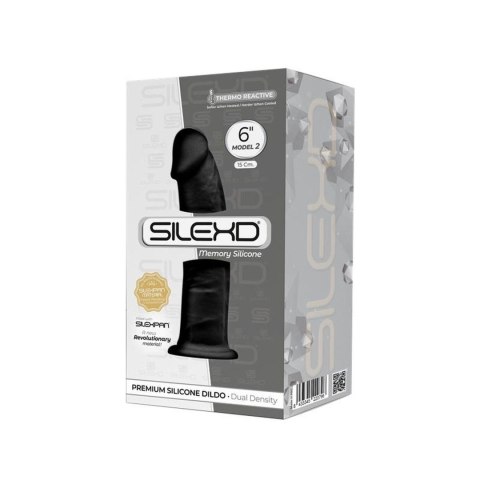 Dildo - Black Model 2 (6'') Dildo - Black Model 2 (6'')