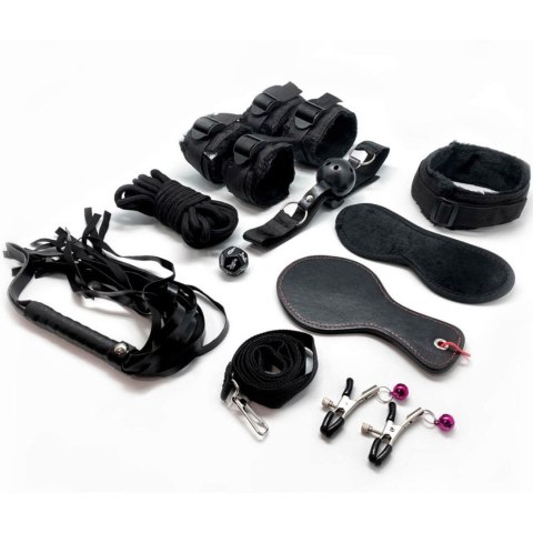 Zestaw do BDSM - FURY BDSM Kit Black Zestaw do BDSM - FURY BDSM Kit Black