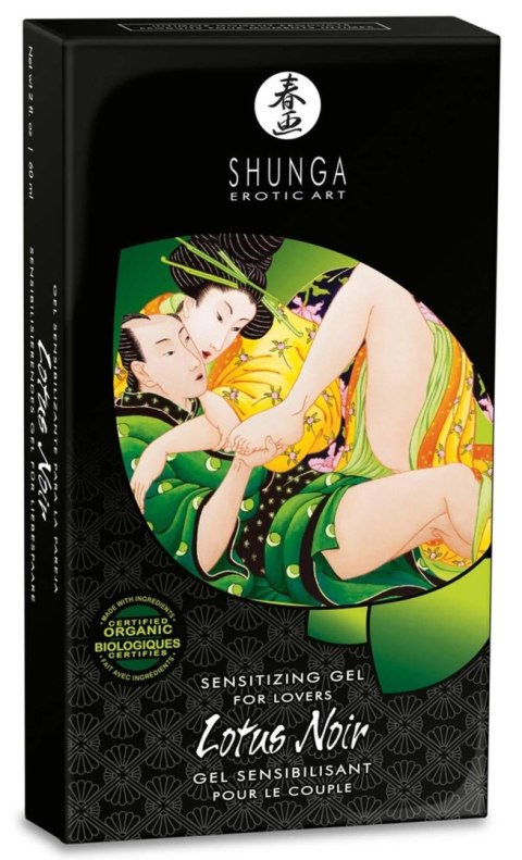 Shunga - Żel stymulujący dla par - Lotus Noir 60ml Shunga - Żel stymulujący dla par - Lotus Noir 60ml
