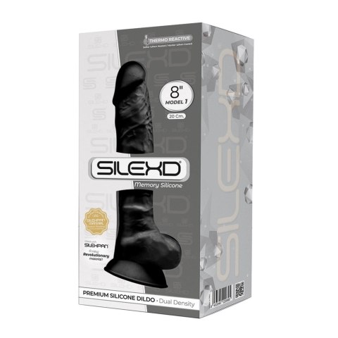 Dildo - Black Model 1 (8'') Dildo - Black Model 1 (8'')