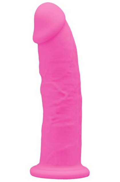 Dildo świecące w ciemności - Pink Model 2 (6")