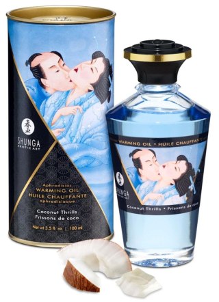 Shunga - Rozgrzewający olejek do masażu -Warming Oil Coconut Thrills