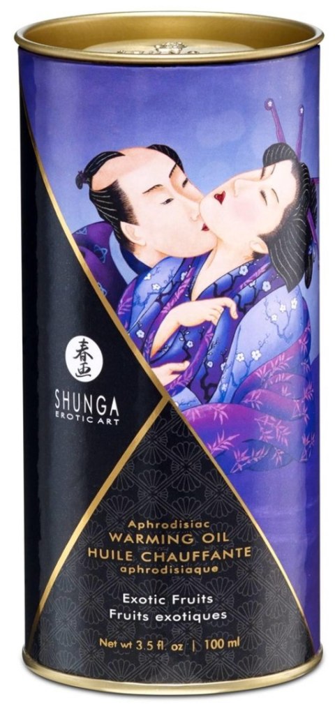 Shunga - Rozgrzewający olejek do masażu - Warming Oil Exotic Fruits Shunga - Rozgrzewający olejek do masażu - Warming Oil Exotic Fruits