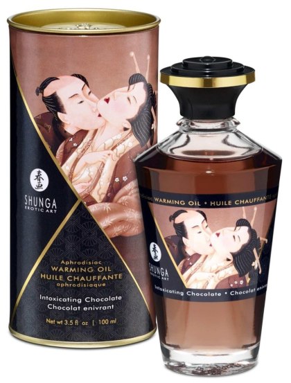 Shunga - Rozgrzewający olejek do masażu -Warming Oil Intoxicating Chocolate