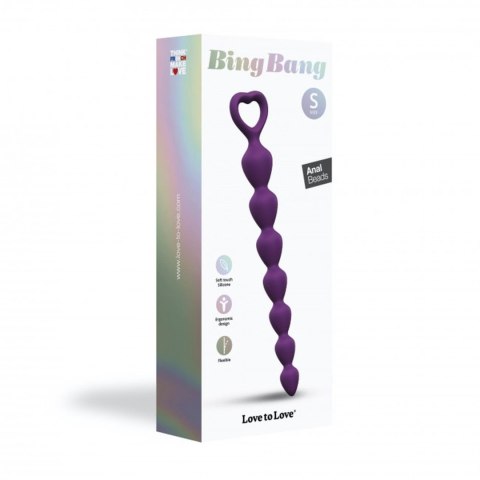Łńcuszek analny - BING BANG S - PURPLE RAIN Łńcuszek analny - BING BANG S - PURPLE RAIN