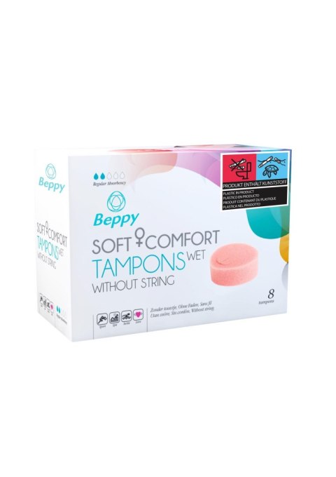 Tampony - Beppy Soft & Comfort Wet 8pcs Natural Tampony - Beppy Soft & Comfort Wet 8pcs Natural