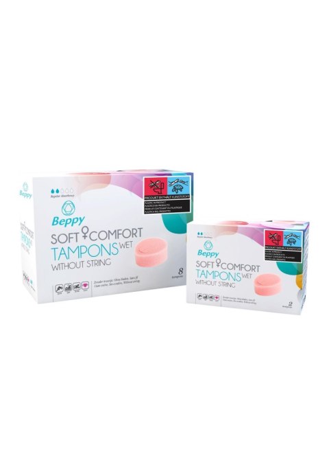 Tampony - Beppy Soft & Comfort Wet 8pcs Natural Tampony - Beppy Soft & Comfort Wet 8pcs Natural