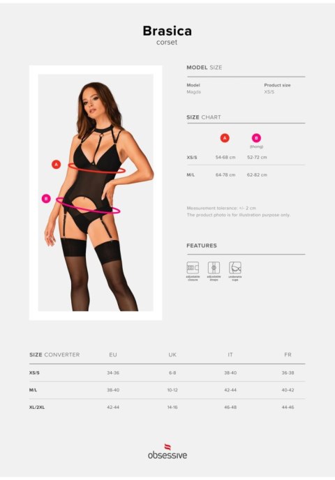 Obsessive - Gorset - Brasica gorset M/L Obsessive - Gorset - Brasica gorset M/L