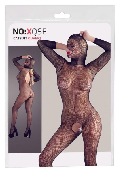 Bodystocking Catsuit Mask S-L