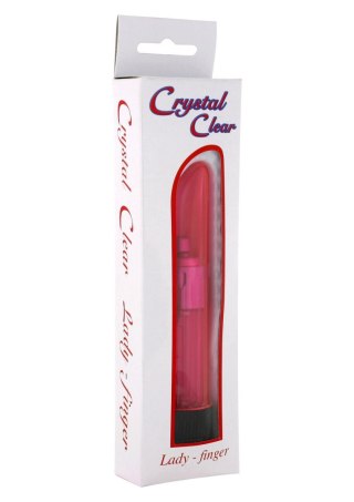 Wibrator - rystal Ladyfinger Vibrator Pink