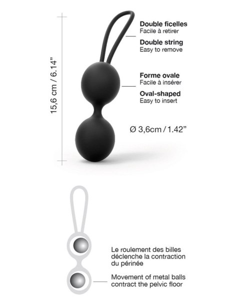 Kulki - DUAL BALLS NOIR Kulki - DUAL BALLS NOIR