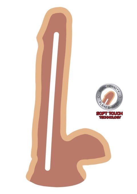 Dildo - Dual Density Dildo 6 in. Balls Light skin tone Dildo - Dual Density Dildo 6 in. Balls Light skin tone