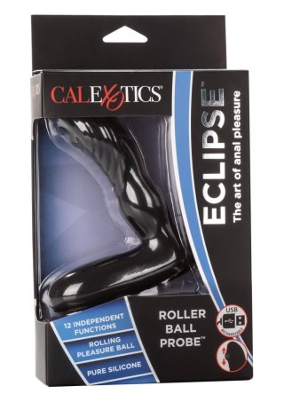Wibrator analny - Eclipse Roller Ball Probe Black