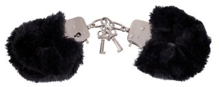 Kajdanki z futerkiem - Handcuffs" Love Cuffs" black
