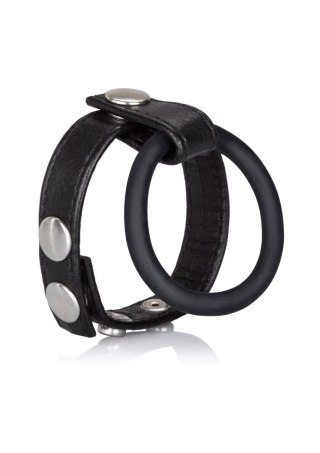 Podwójny pierścień - Medium Leather Ball Spreader Black