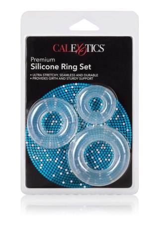 Zestaw 3 pierścieni erekcyjnych - Premium Silicone Ring Set Transparent