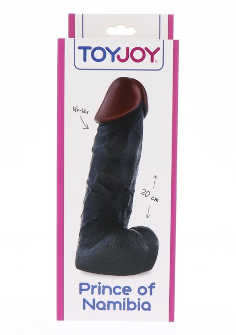 Dildo - Prince Of Namibia 20 cm Dong Black Dildo - Prince Of Namibia 20 cm Dong Black