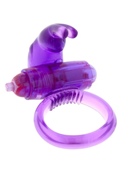 Pierścień z wibracją - Rabbit Vibrating Cockring Purple Pierścień z wibracją - Rabbit Vibrating Cockring Purple
