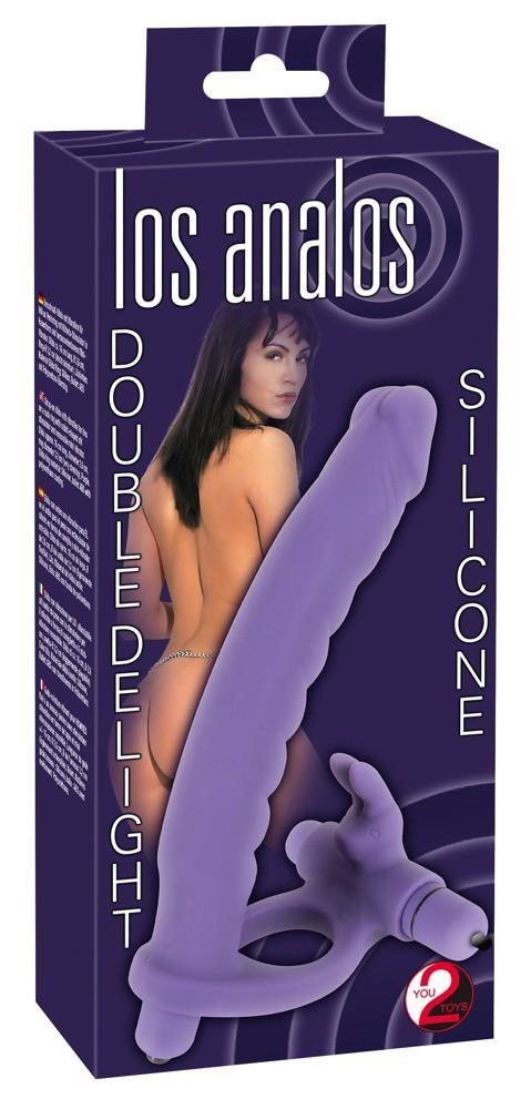 Strap-on dildo z wibracją - Silicone Strap-on Strap-on dildo z wibracją - Silicone Strap-on