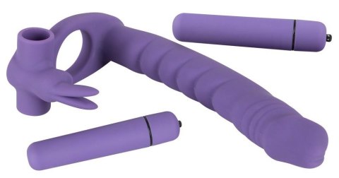 Strap-on dildo z wibracją - Silicone Strap-on Strap-on dildo z wibracją - Silicone Strap-on