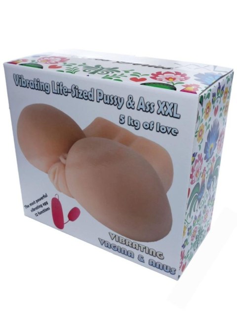 Masturbator-Vibrating Life-Sized Pussy & Ass XXL Masturbator-Vibrating Life-Sized Pussy & Ass XXL