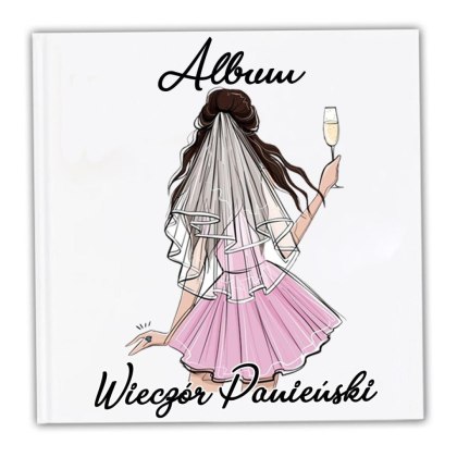 Pamiątkowy album na zdjęcia z Wieczoru Panieńskiego model 1