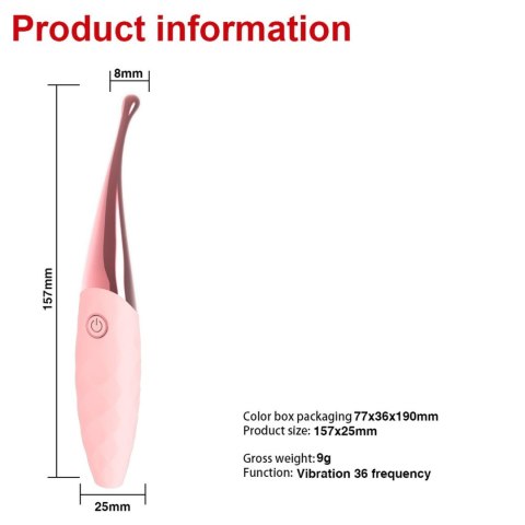 Stymulator-Nana Orgasmic Vibrator -Pink Stymulator-Nana Orgasmic Vibrator -Pink