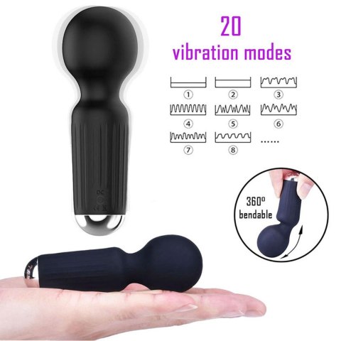 Stymulator-Rechargeable Mini Masager USB 20 Functions - Purple Stymulator-Rechargeable Mini Masager USB 20 Functions - Purple