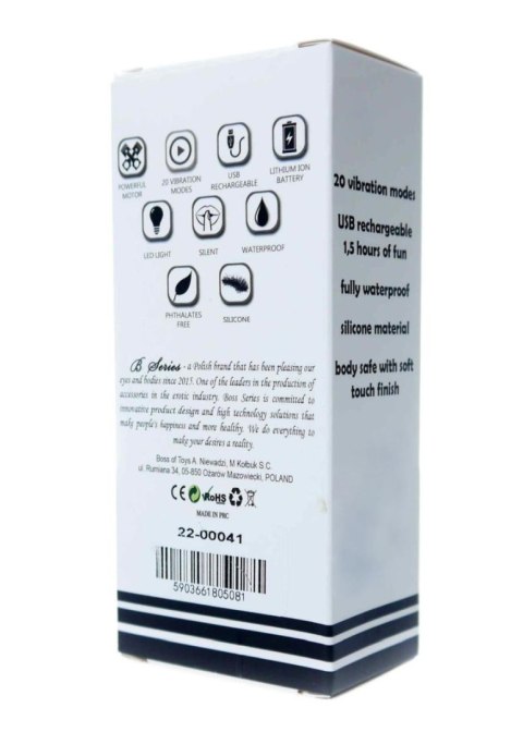 Stymulator-Rechargeable Mini Masager USB 20 Functions - Purple Stymulator-Rechargeable Mini Masager USB 20 Functions - Purple