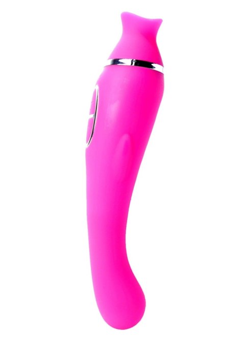 Vibrator-HELEN Pink - 12 vibration functions / 8 stimulation functions USB Vibrator-HELEN Pink - 12 vibration functions / 8 stimulation functions USB