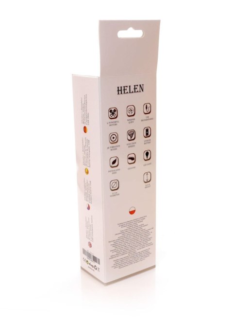 Vibrator-HELEN Pink - 12 vibration functions / 8 stimulation functions USB Vibrator-HELEN Pink - 12 vibration functions / 8 stimulation functions USB
