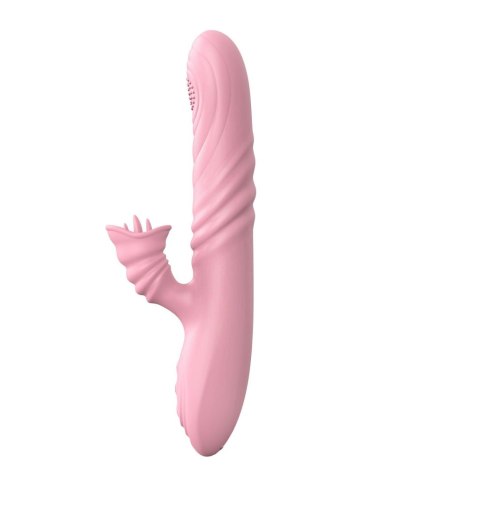 Wibrator-Angelia, USB 3 functions of thrusting / 20 vibrations Flesh Wibrator-Angelia, USB 3 functions of thrusting / 20 vibrations Flesh