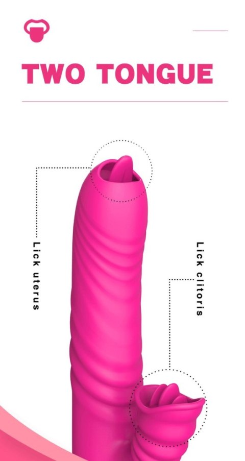 Wibrator-Angelia USB 3 functions of thrusting / 20 vibrations Pink Wibrator-Angelia USB 3 functions of thrusting / 20 vibrations Pink