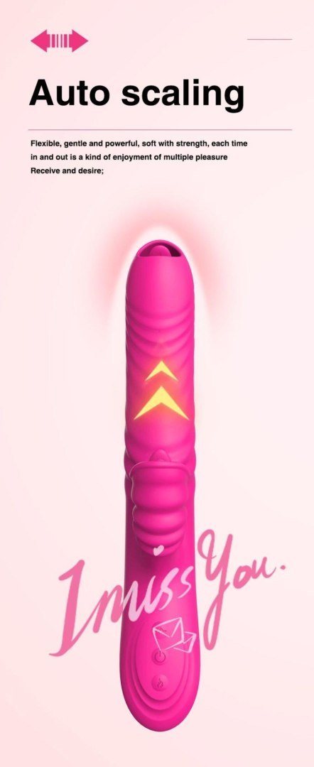 Wibrator-Angelia USB 3 functions of thrusting / 20 vibrations Pink Wibrator-Angelia USB 3 functions of thrusting / 20 vibrations Pink