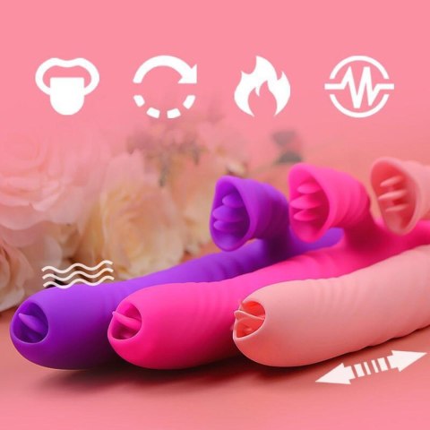 Wibrator-Angelia, USB 3 functions of thrusting / 20 vibrations Purple Wibrator-Angelia, USB 3 functions of thrusting / 20 vibrations Purple