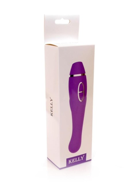 Wibrator-KELLY Purple- 12 vibration functions / 8 stimulation functions USB Wibrator-KELLY Purple- 12 vibration functions / 8 stimulation functions USB