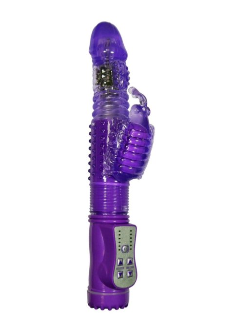 Wibrator-Królik, Wibracja/Rotacja/Góra-dół 36 funkcji Fioletowy Wibrator-Królik, Wibracja/Rotacja/Góra-dół 36 funkcji Fioletowy
