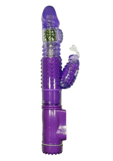 Wibrator-Królik, Wibracja/Rotacja/Góra-dół 36 funkcji Fioletowy Wibrator-Królik, Wibracja/Rotacja/Góra-dół 36 funkcji Fioletowy