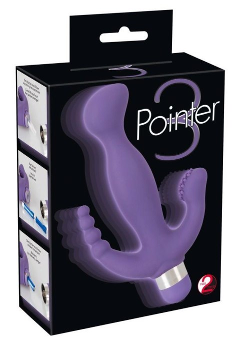 Wibrator 3punktowy - 3 Pointer purple Wibrator 3punktowy - 3 Pointer purple